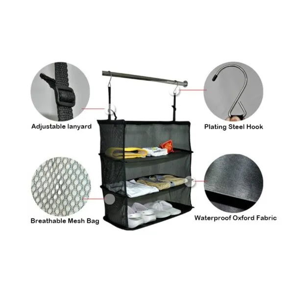 3 Layers Foldable Travel Bag