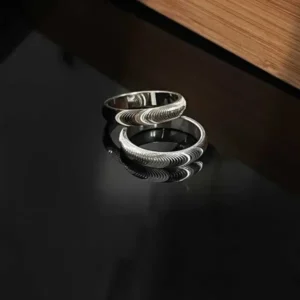 Lymphatic magnetic therapy cats eye ring