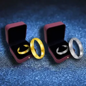 Lymphatic magnetic therapy cats eye ring