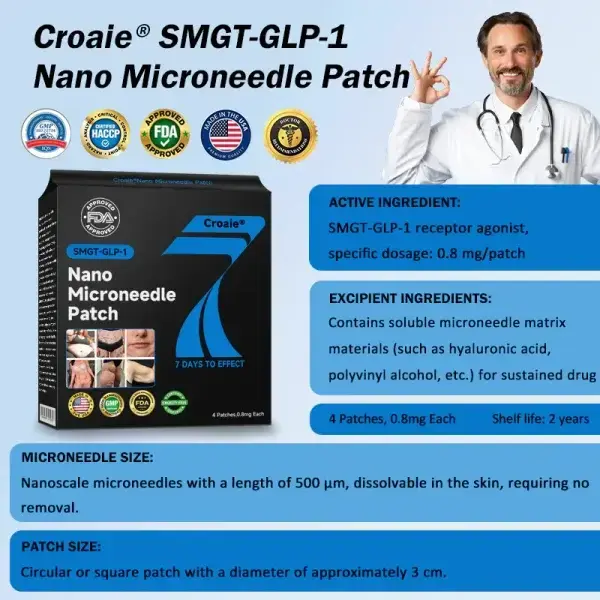 SMGT-GLP-1 Nano Microneedle Patch