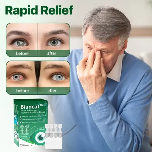 Vision Enhancing Multifunctional Eye Drops