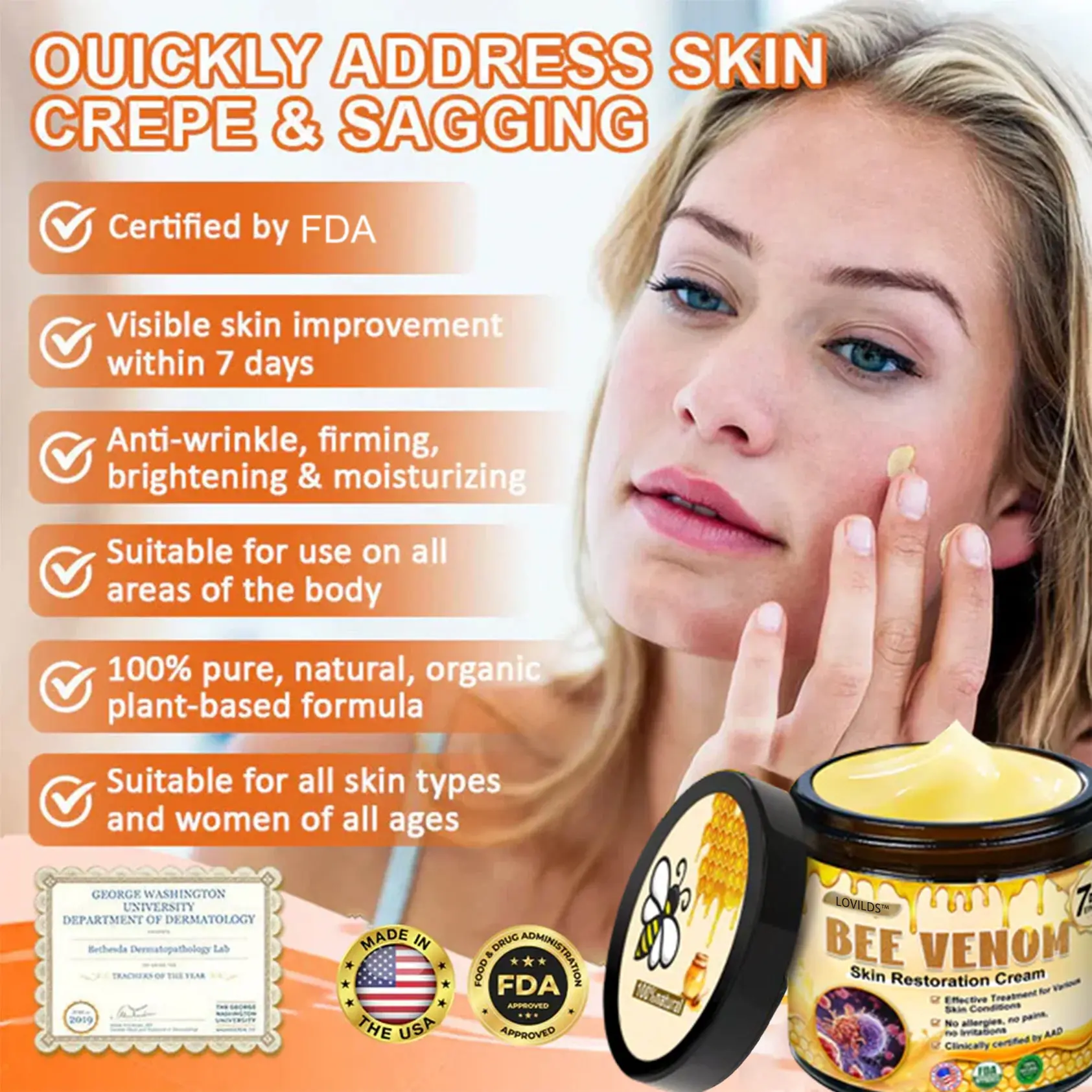 Bee Venom Skin Restoration Cream - Image 5