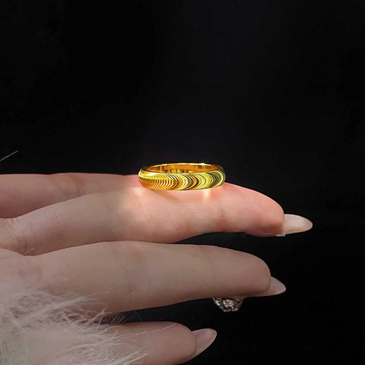DIYSTAR Lymphatic magnetic therapy cats eye ring - Image 12
