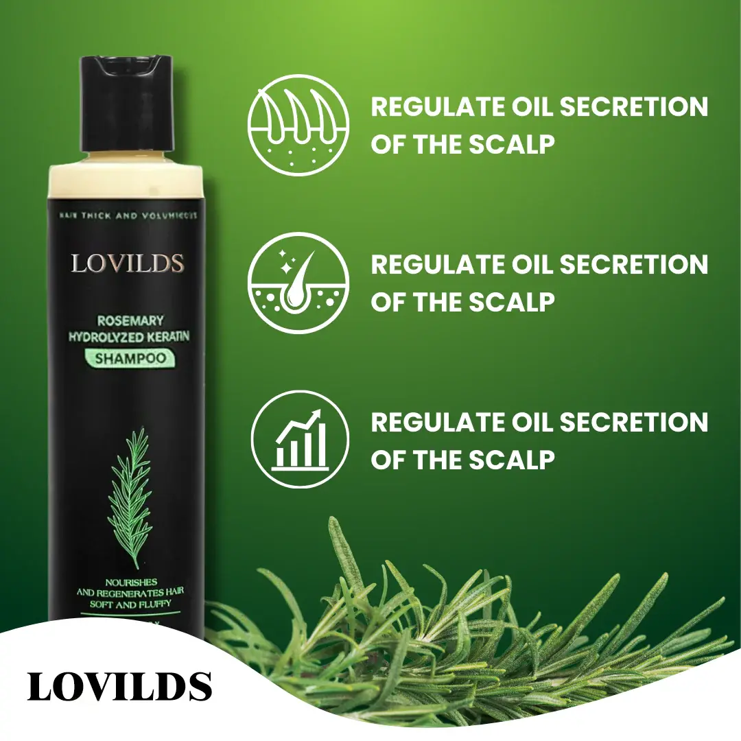 Rosemary Hydrolyzed Keratin Shampoo - Image 3