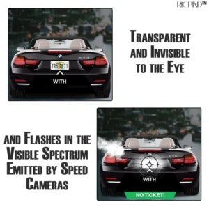 Alternative view of Stealth Car Plate Secure Defender Spray