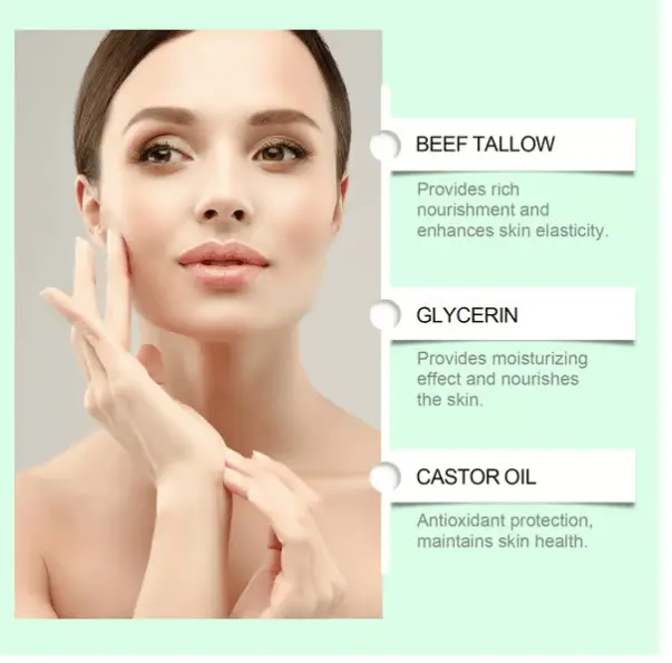 Organic Whipped Tallow Balm with Castor Oil & Frankincense - Image 3