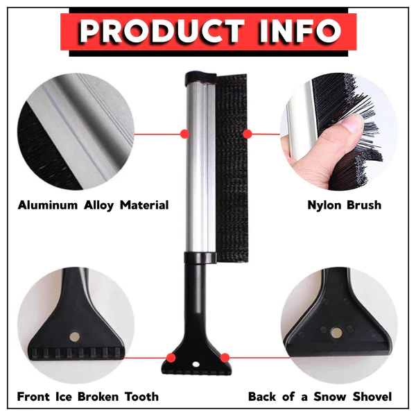2 in 1 Extendable Ice Scraper - Image 6