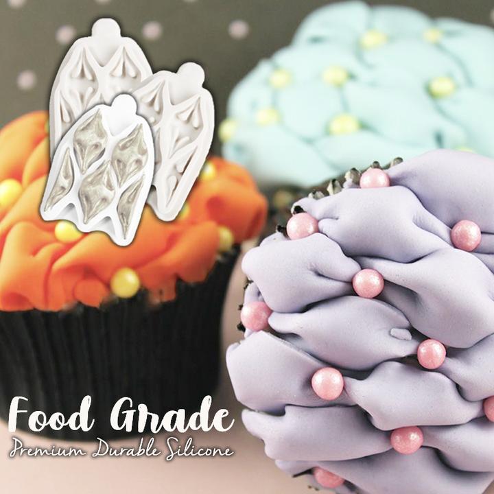 CakeMaster Silicone Billow Puff Fondant Icing Mold - Image 3