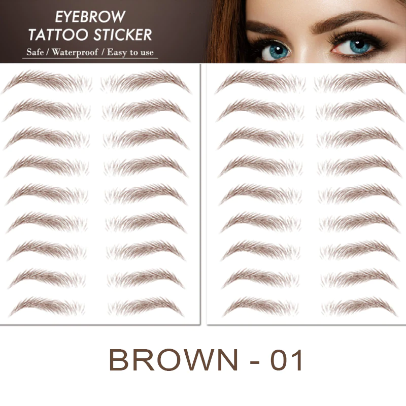 4D Hair-Like EyeBrows Waterproof Tattoo - Image 10