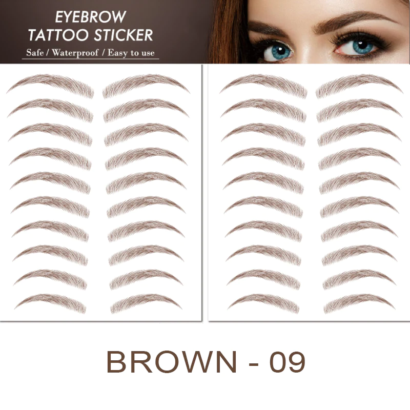 4D Hair-Like EyeBrows Waterproof Tattoo - Image 9