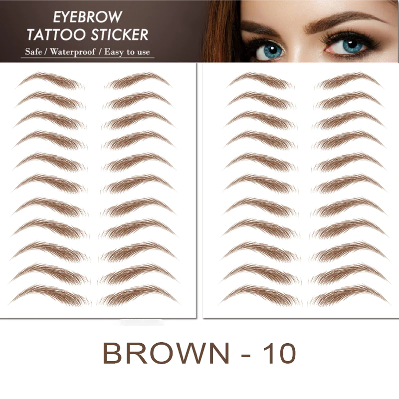 4D Hair-Like EyeBrows Waterproof Tattoo - Image 8