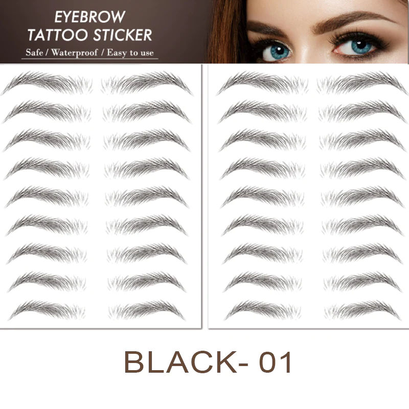 4D Hair-Like EyeBrows Waterproof Tattoo - Image 7