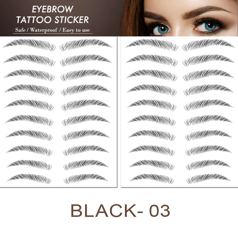 4D Hair-Like EyeBrows Waterproof Tattoo - Image 5