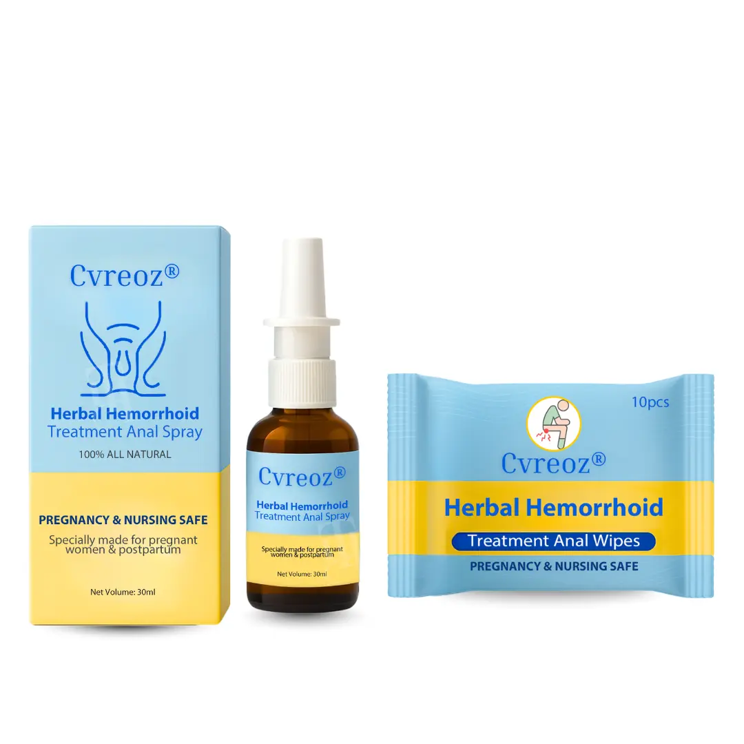Herbal Hemorrhoid Treatment Anal Spray + Wipes - Image 9