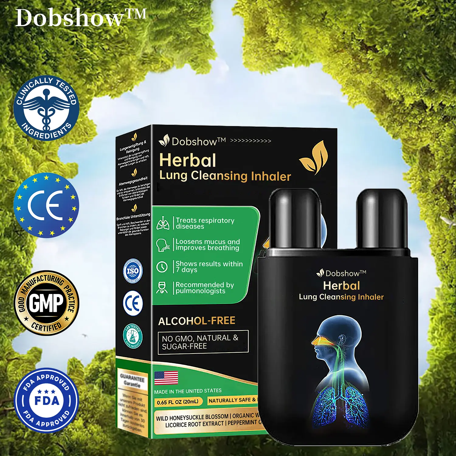 herbal lung cleansing inhaler