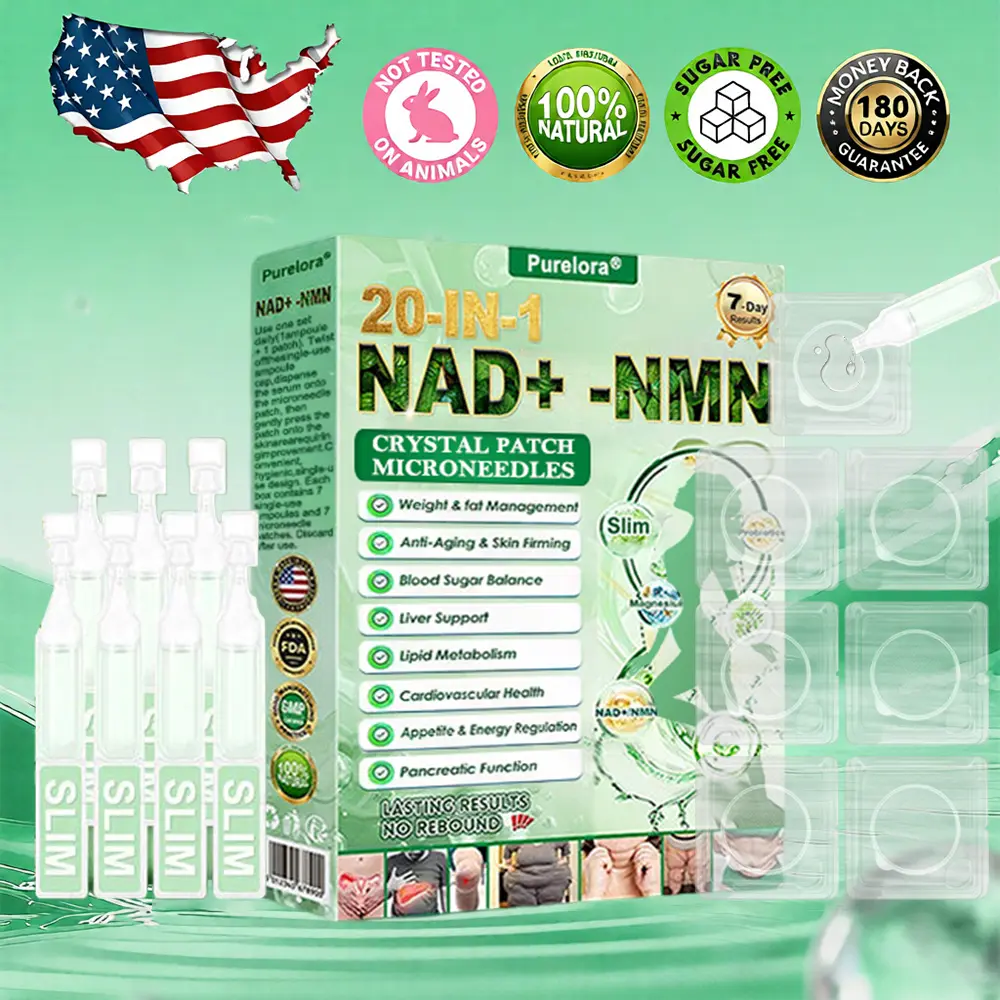 1064 Crystal Microneedle Nano System with NAD⁺ Activation & 20-in-1 Slim & Healthy Pacth Solution - Image 2