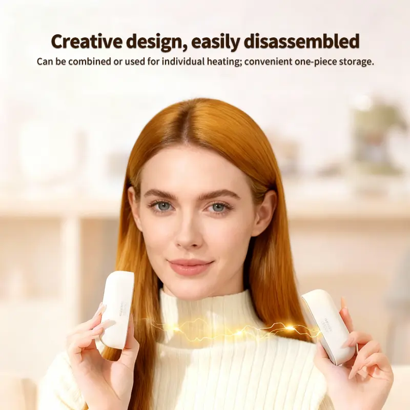 Magnetic Split Mini Portable Two-in-one Hand Warmer - Image 3