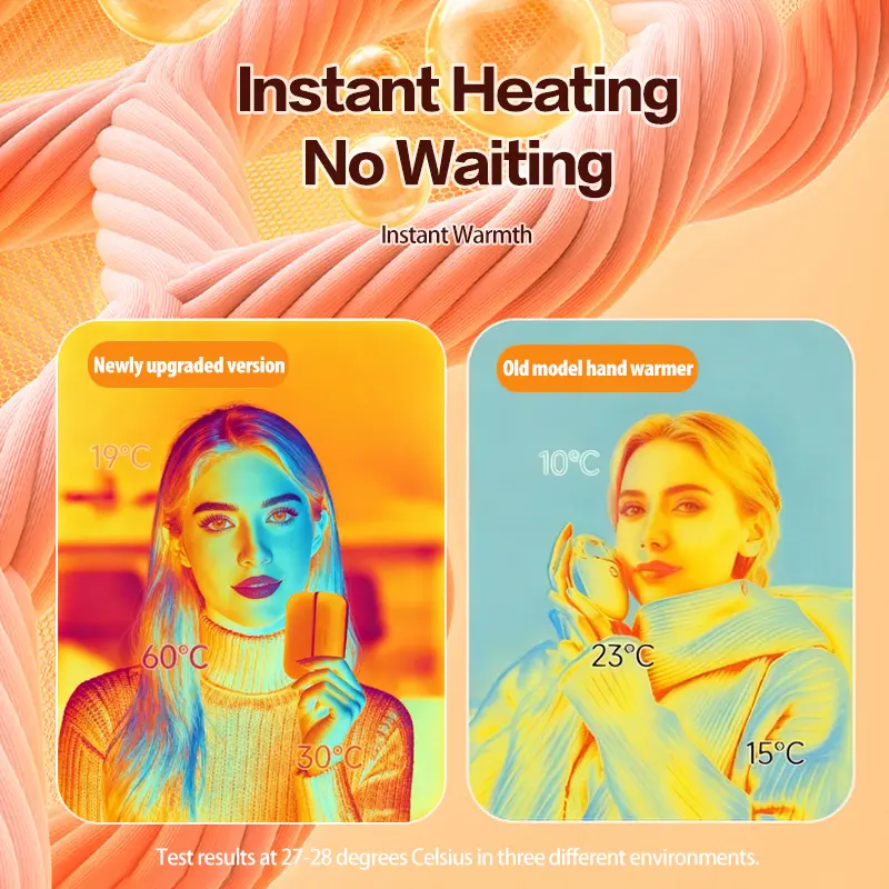 Magnetic Split Mini Portable Two-in-one Hand Warmer - Image 5