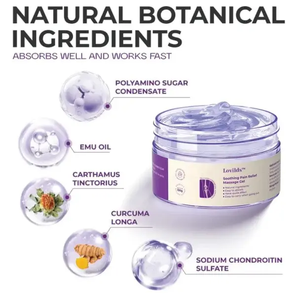 Pain Relief Gel – With Turmeric & Emu Oil for Arthritis & Joint Support - Image 3