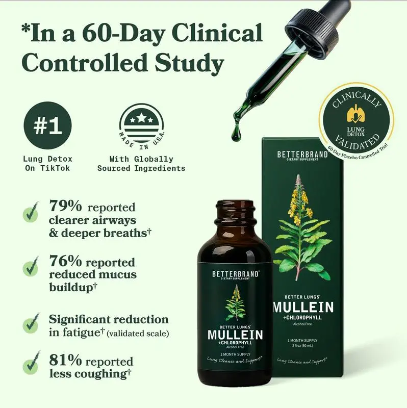 Mullein Leaf Extract drops for Lungs - Image 2