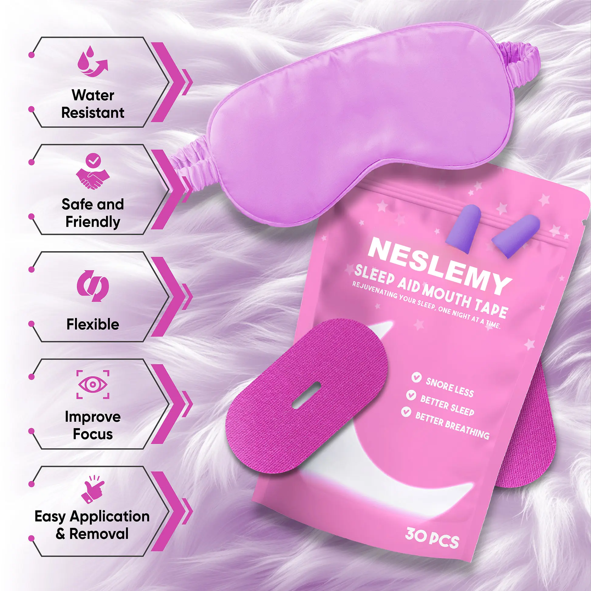 NESLEMY- Breathable Mouth Tape for Rest & Recovery - Image 6