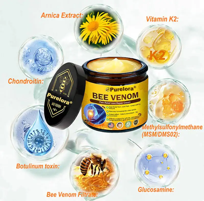 Bee Venom Pain Relief Joint Repair Cream - Image 10