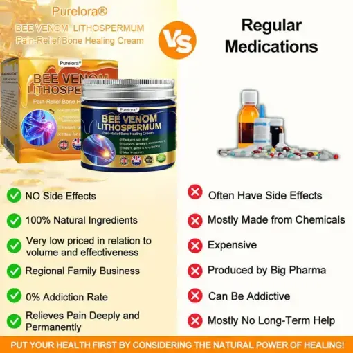 BEE VENOM LITHOSPERMUM Pain-Relief Bone Healing Cream - Image 15