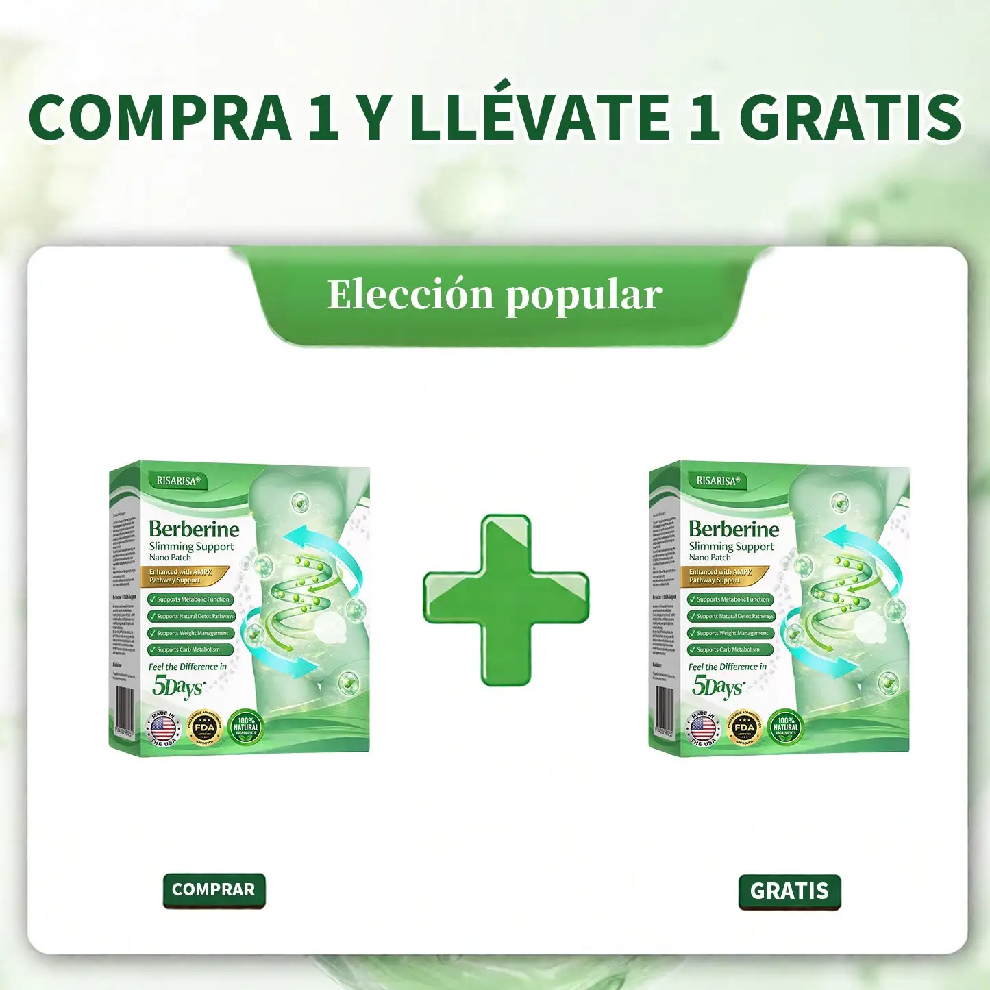 Berberine Slimming Support Nano Microneedle Patch - Image 15