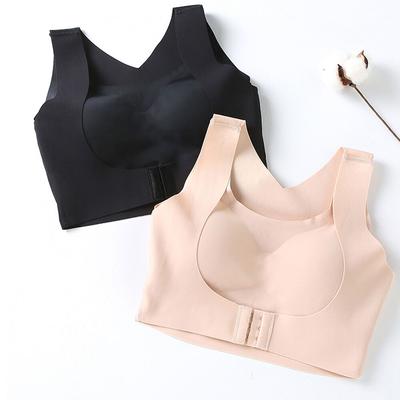 Seamless Front Buckle Support Bra - Image 6