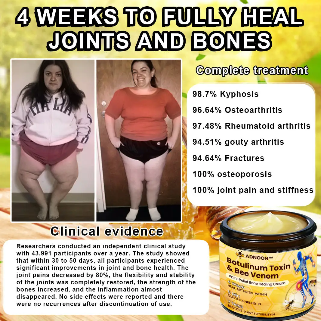Botulinum Toxin and Bee Venom Pain Relief Bone Healing Cream - Image 11