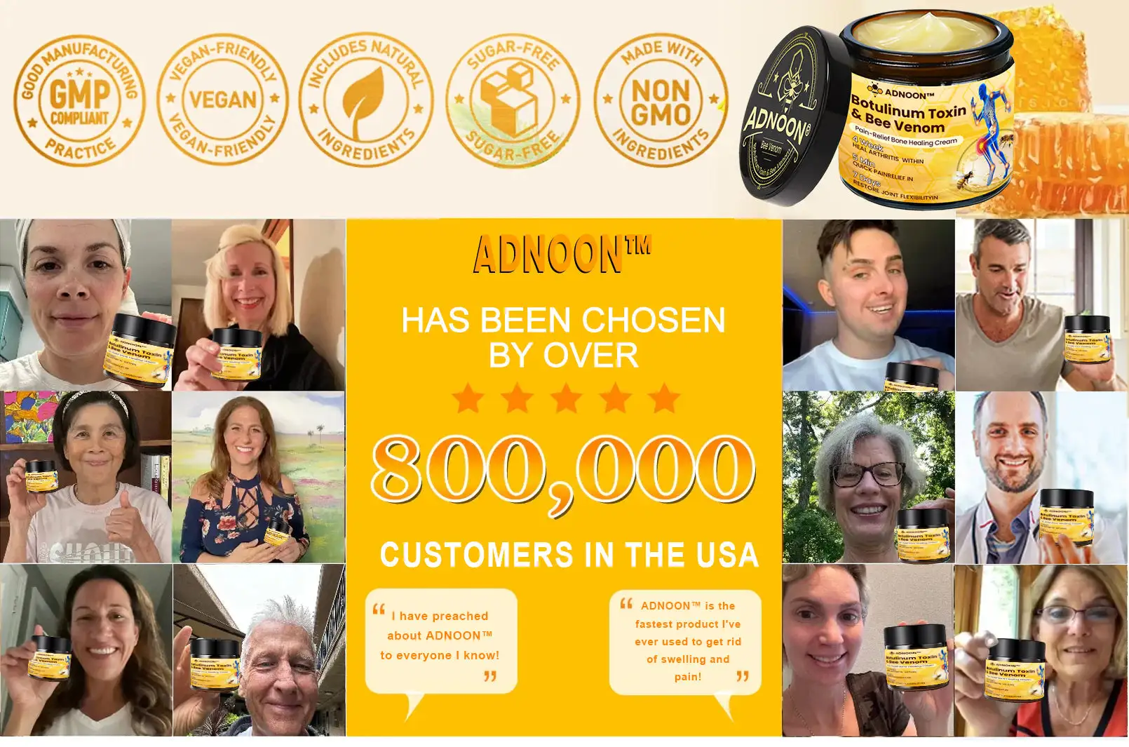 Botulinum Toxin and Bee Venom Pain Relief Bone Healing Cream - Image 18