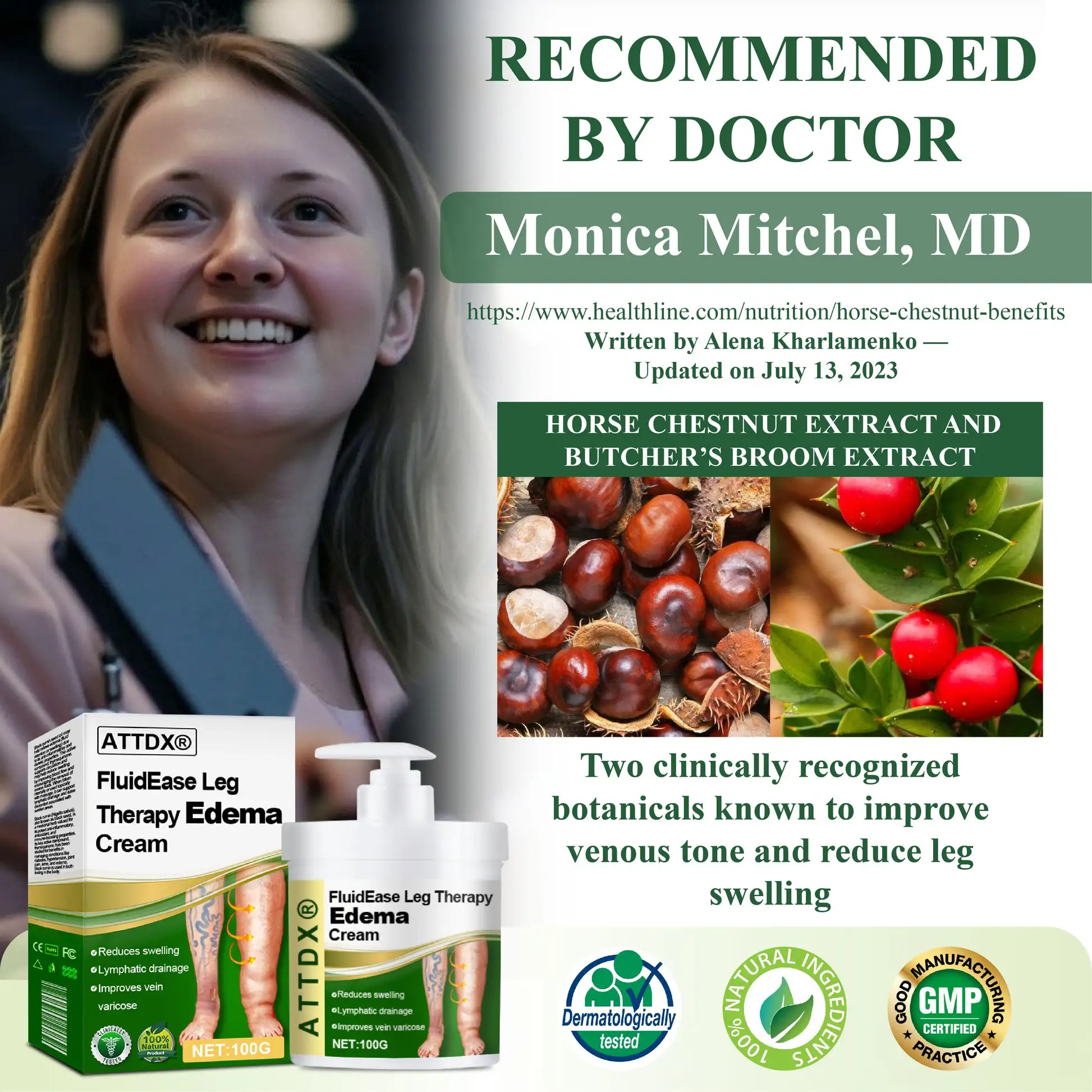 FluidEase Leg Therapy Edema Cream - Image 4