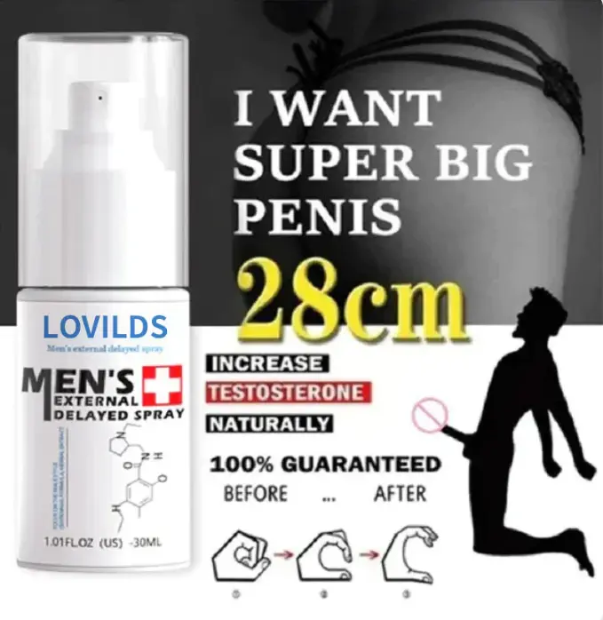 LOVILDS Men's Long-Lasting and Stronger Delay Spray