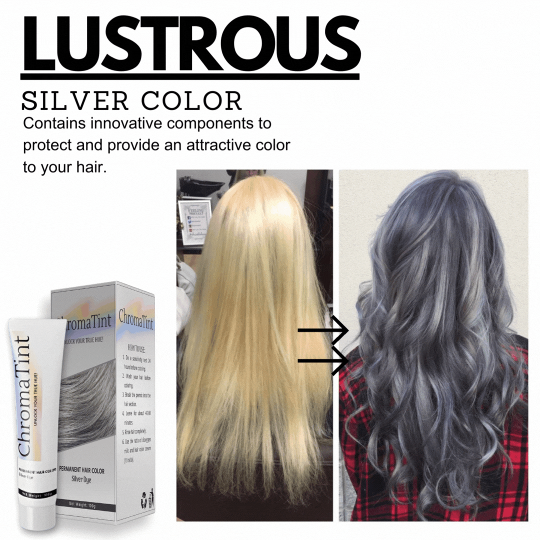 Permanent Silver Hair Dye - Image 3