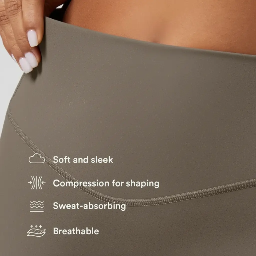 High Waisted Waist Shaping Pocket Shaping Training Leggings - Image 4