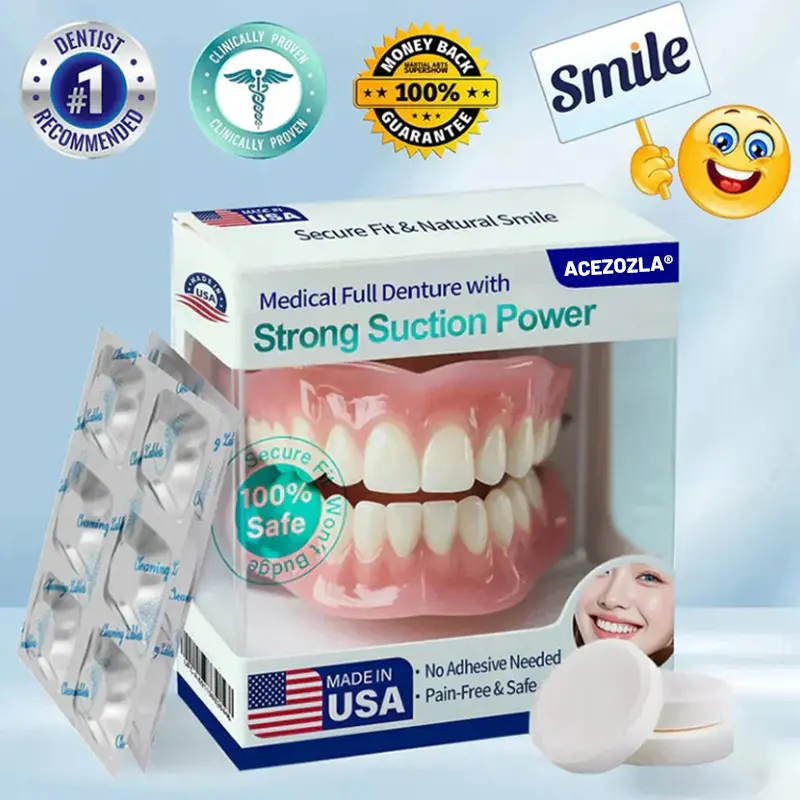 Medical Full Denture with Strong Suction