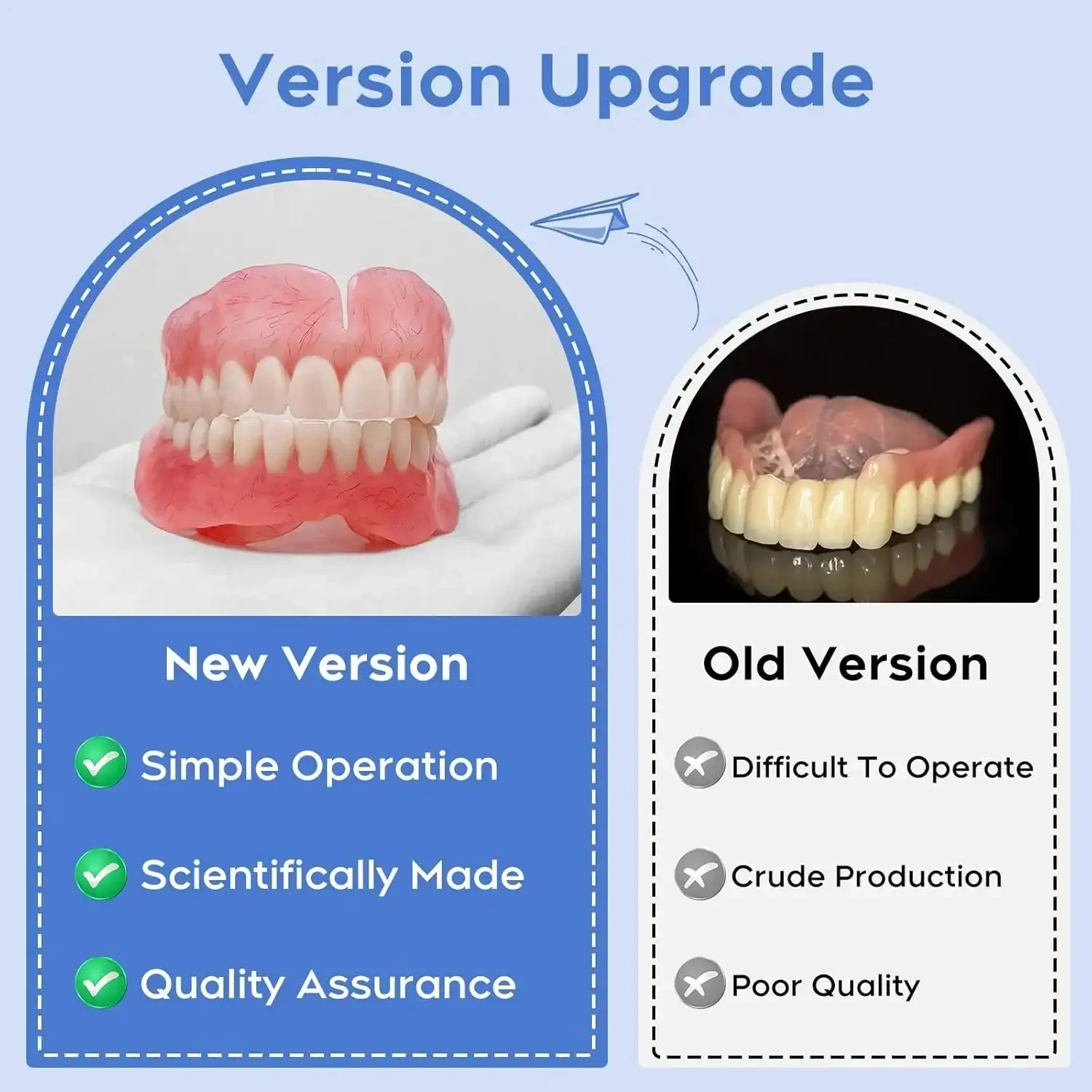 Medical Full Denture with Strong Suction - Image 9