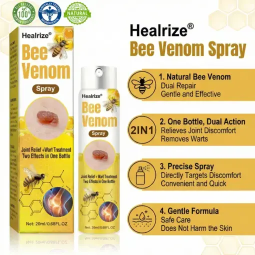 Bee Venom Spray Joint Relief Wart Treatment