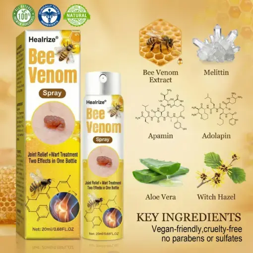 Bee Venom Spray Joint Relief Wart Treatment - Image 6