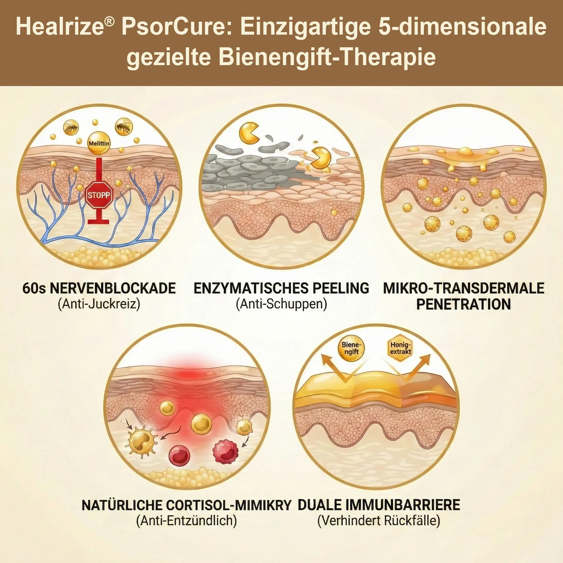PsorCure Bienengift Zielgerichtete Linderungscreme⁷ - Image 3