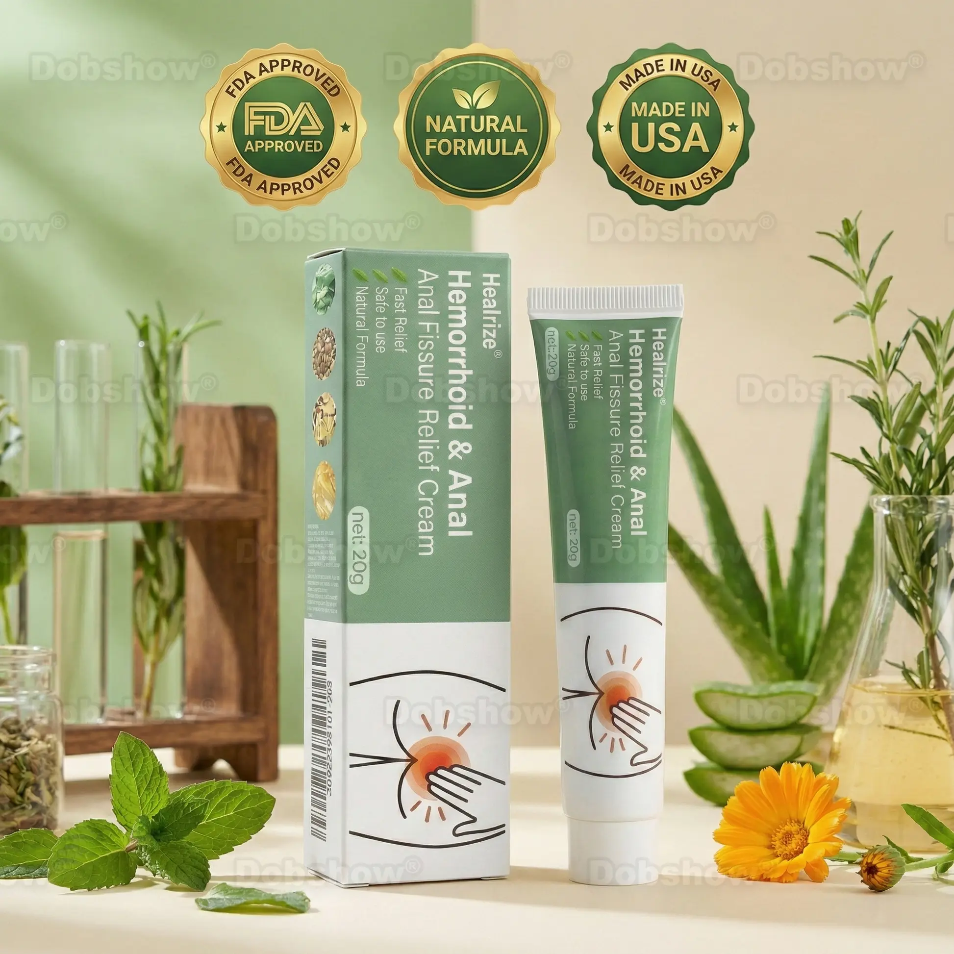 Hemorrhoid & Anal Fissure Relief Cream