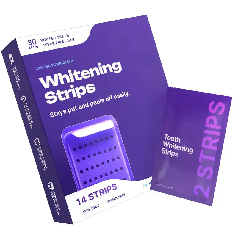 Purple Teeth Whitening Strips