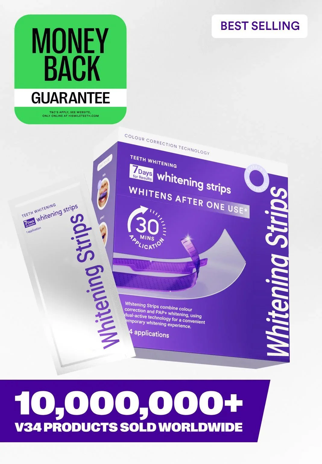 Purple Teeth Whitening Strips - Image 7