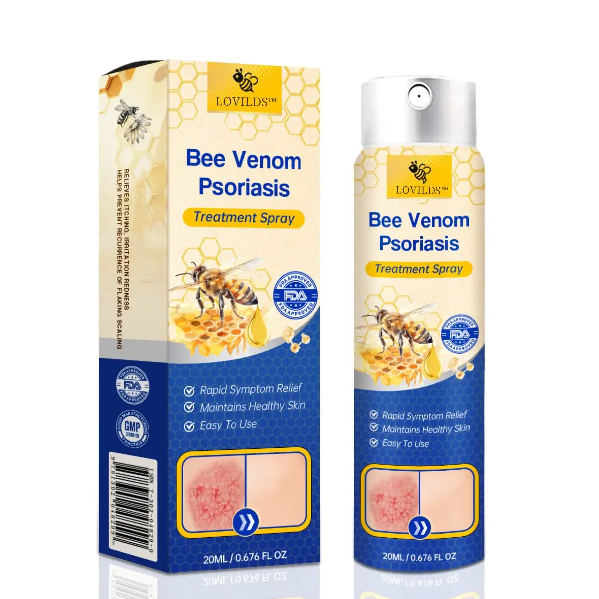 PsoriaHeal Bee Venom Psoriasis Treatment Spray
