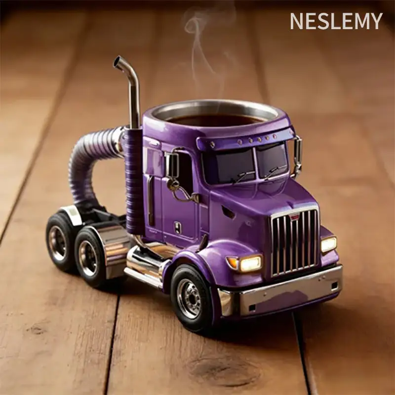 Durable Semi-Truck Shaped Coffee Mug - Image 3