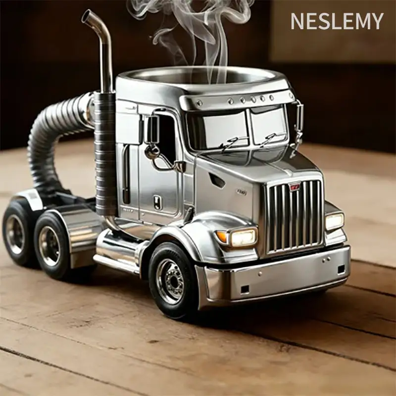Durable Semi-Truck Shaped Coffee Mug - Image 4