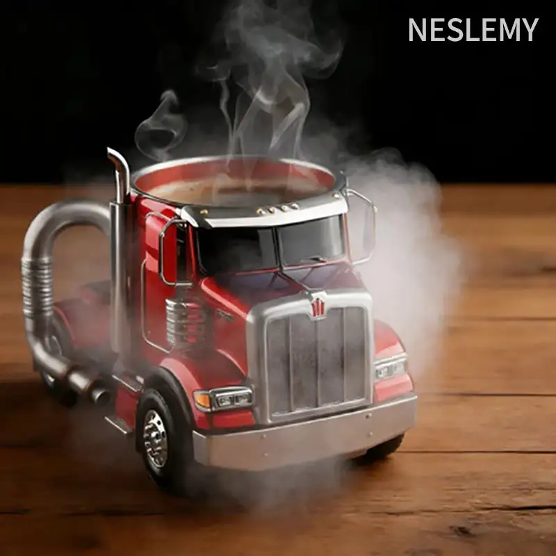 Durable Semi-Truck Shaped Coffee Mug - Image 5