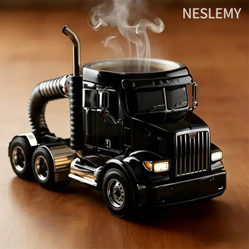 Durable Semi-Truck Shaped Coffee Mug - Image 6