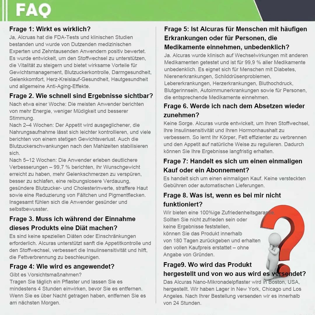 Alcuras Moringa × Berberin × AMPK 8-fach Slimming & Stoffwechsel-Nano-Mikronadel-Patch - Image 7