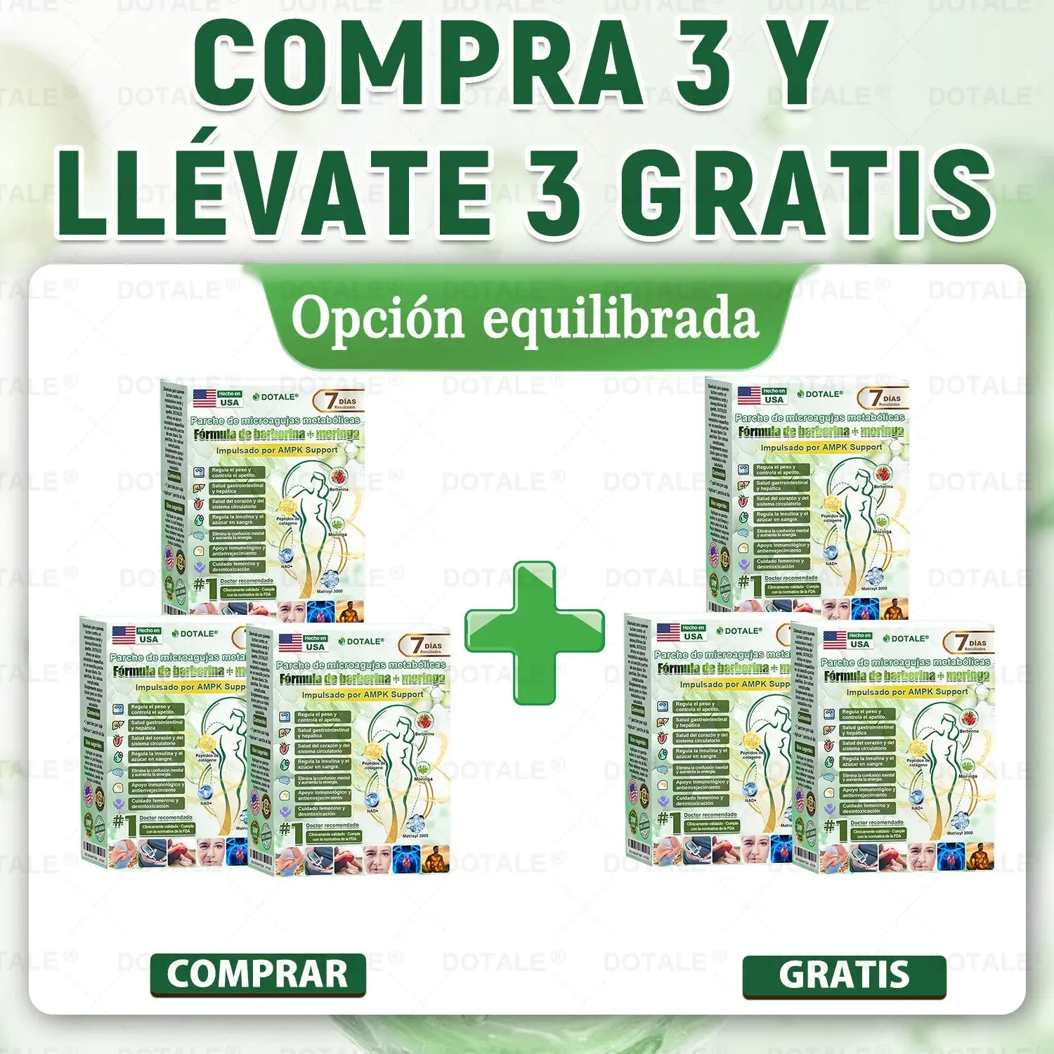 Parche de Microagujas Nano Avanzado 10 en 1 con Moringa Berberina y NAD+ - Image 24